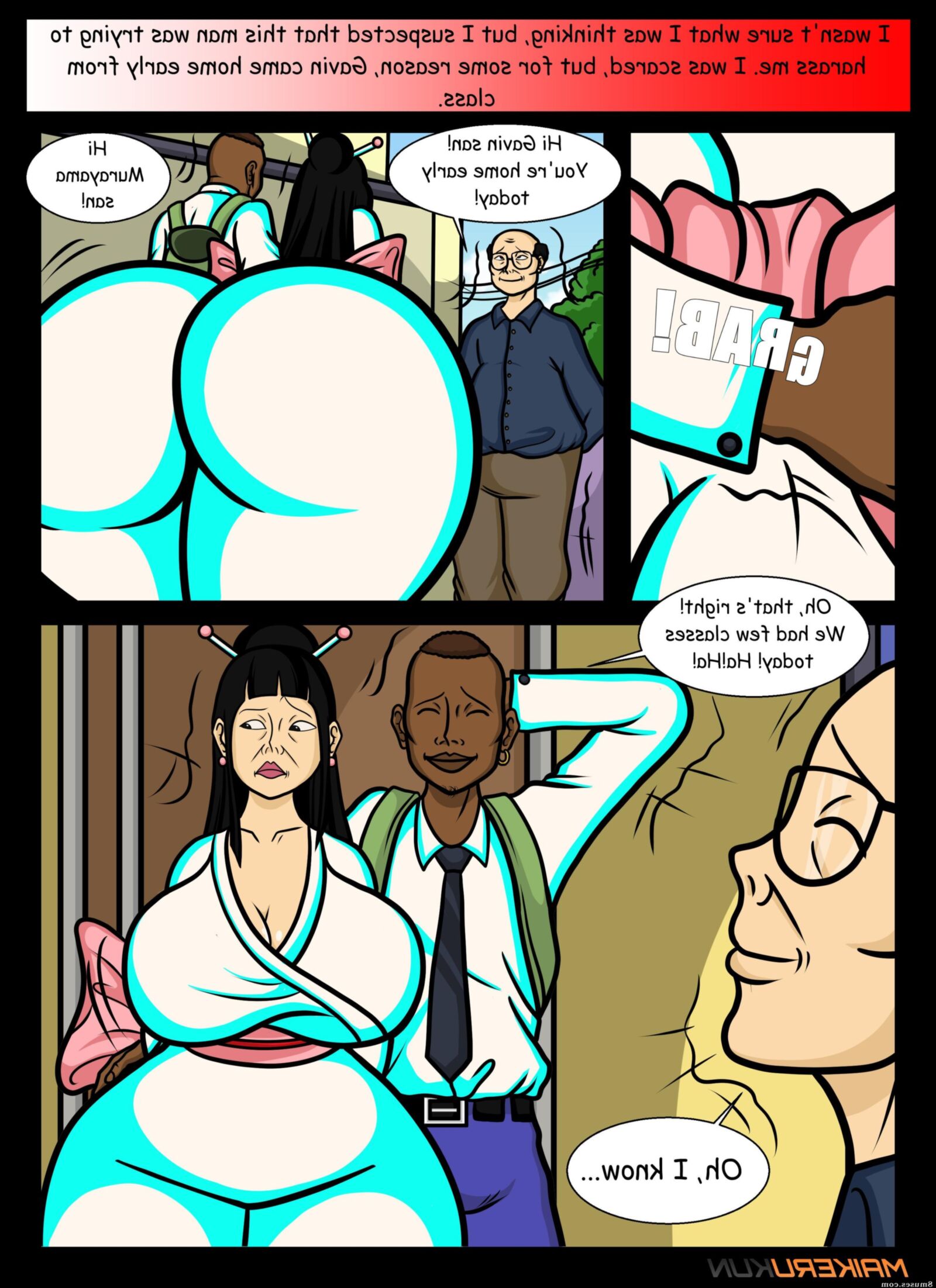 Interracial cartoon 