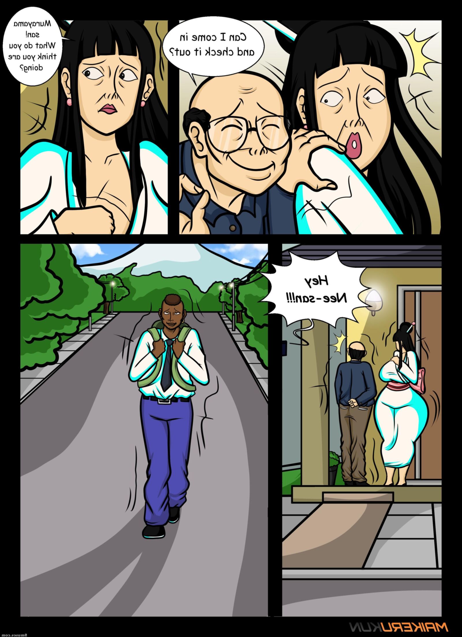 Interracial cartoon 