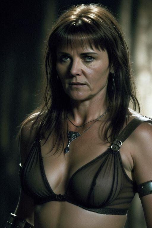 Lucy als Xena
