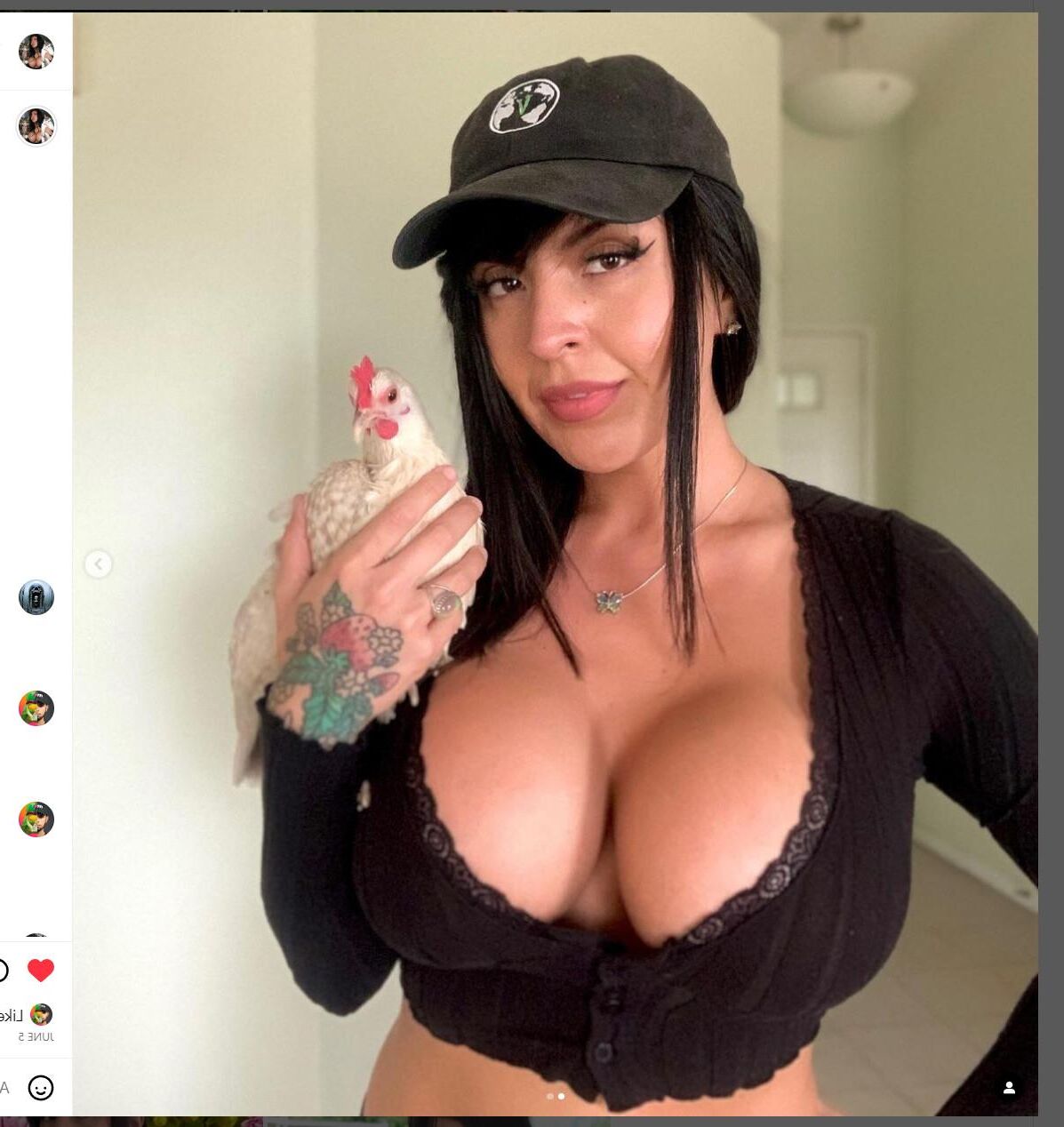 巨大なシリコンのおっぱいとクレイジーなお尻を持つアロンドラ・ロイ・ビーガンの活動家