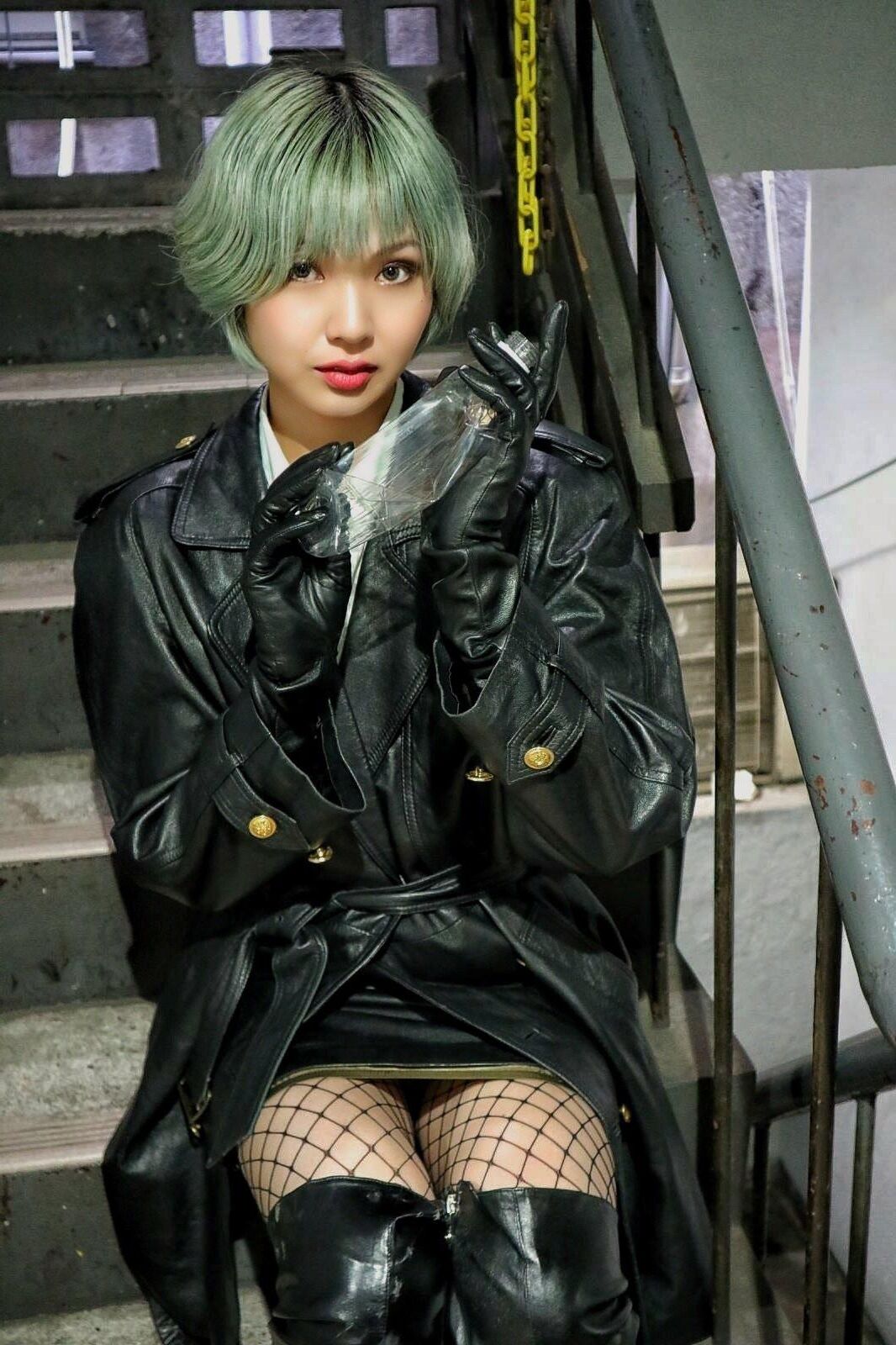 Asian, Lack, Nylons 