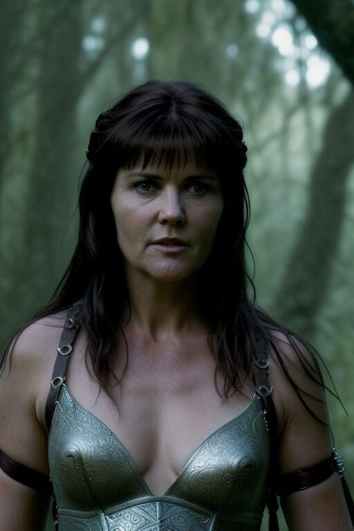 Lucy als Xena