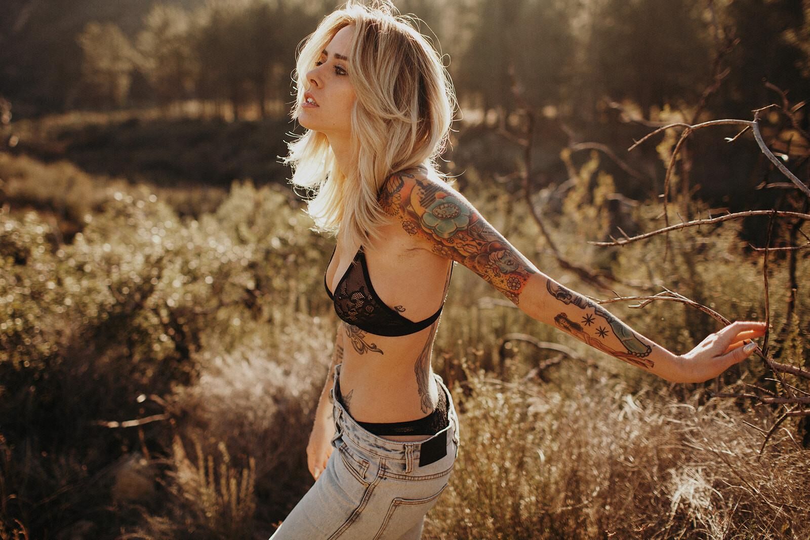 Alysha Tattoo Model
