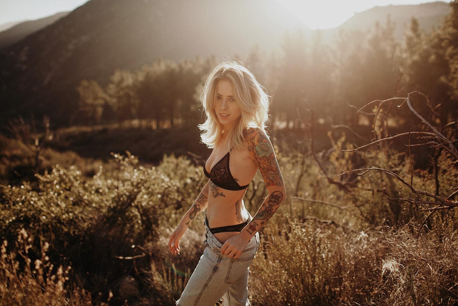 Alysha Tattoo Model