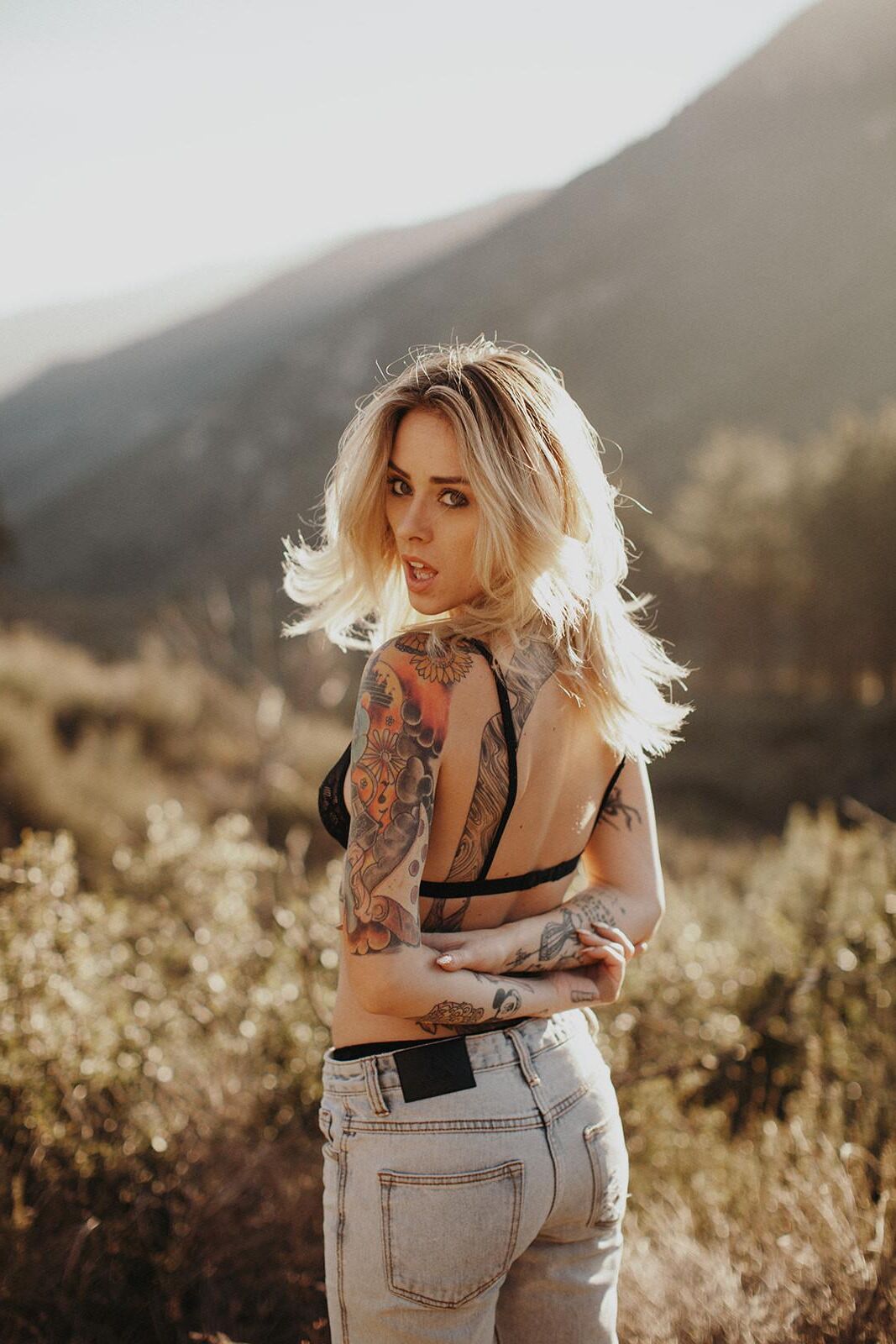 Alysha Tattoo Model