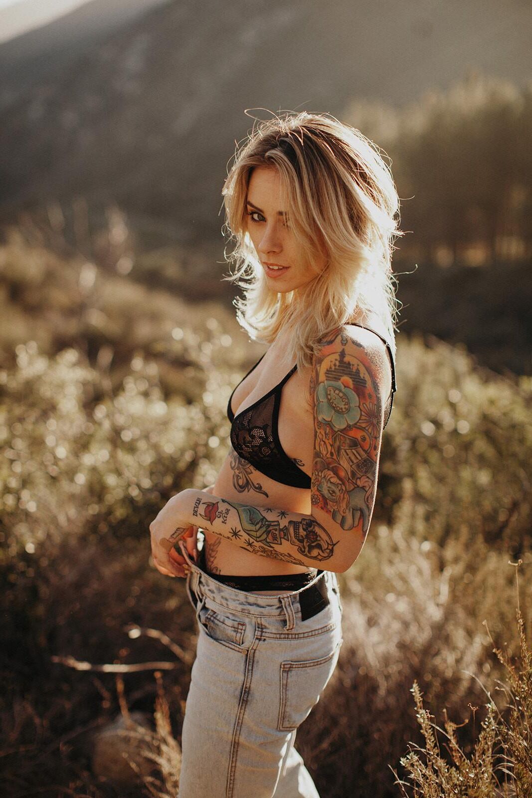 Alysha Tattoo Model