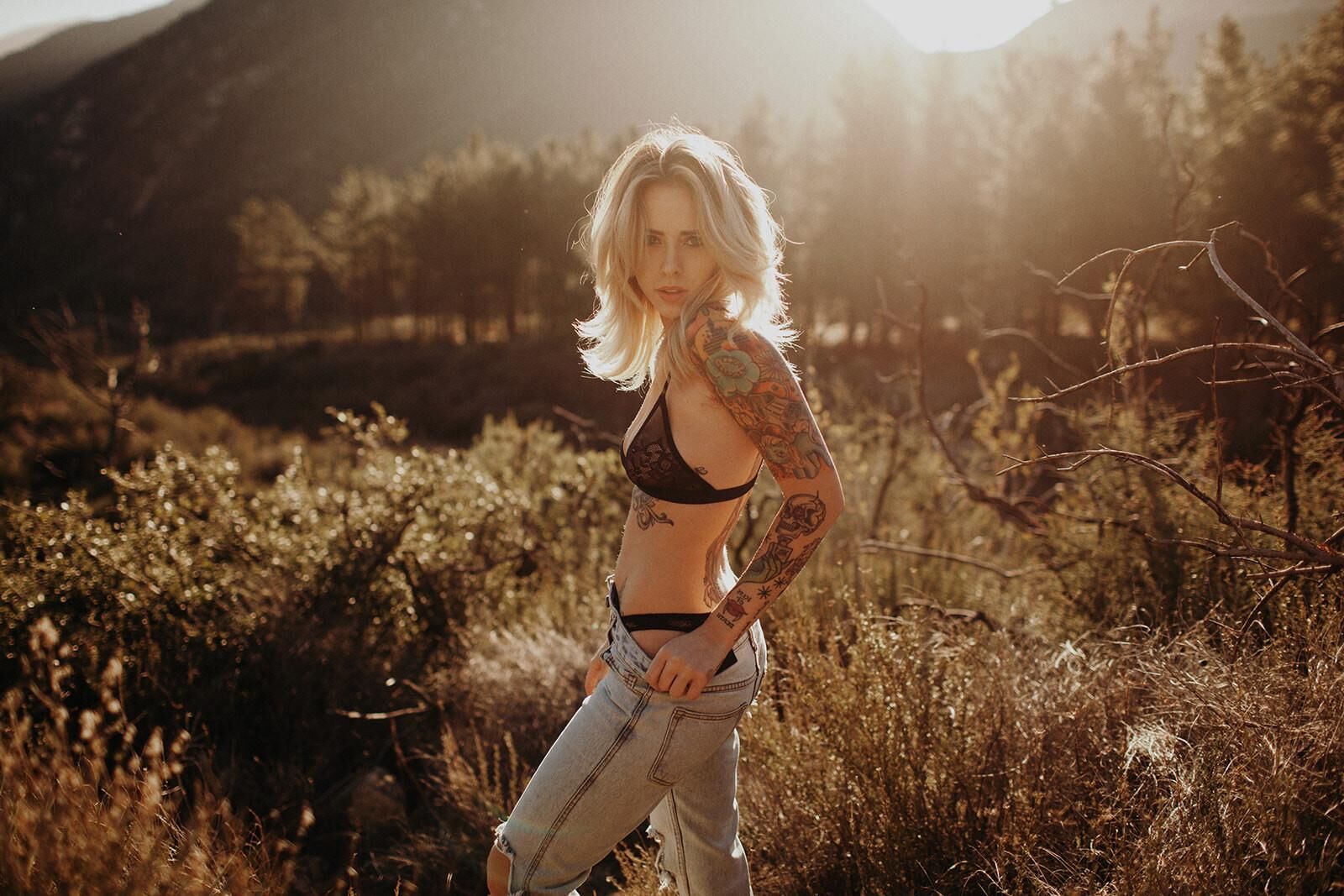 Alysha Tattoo Model