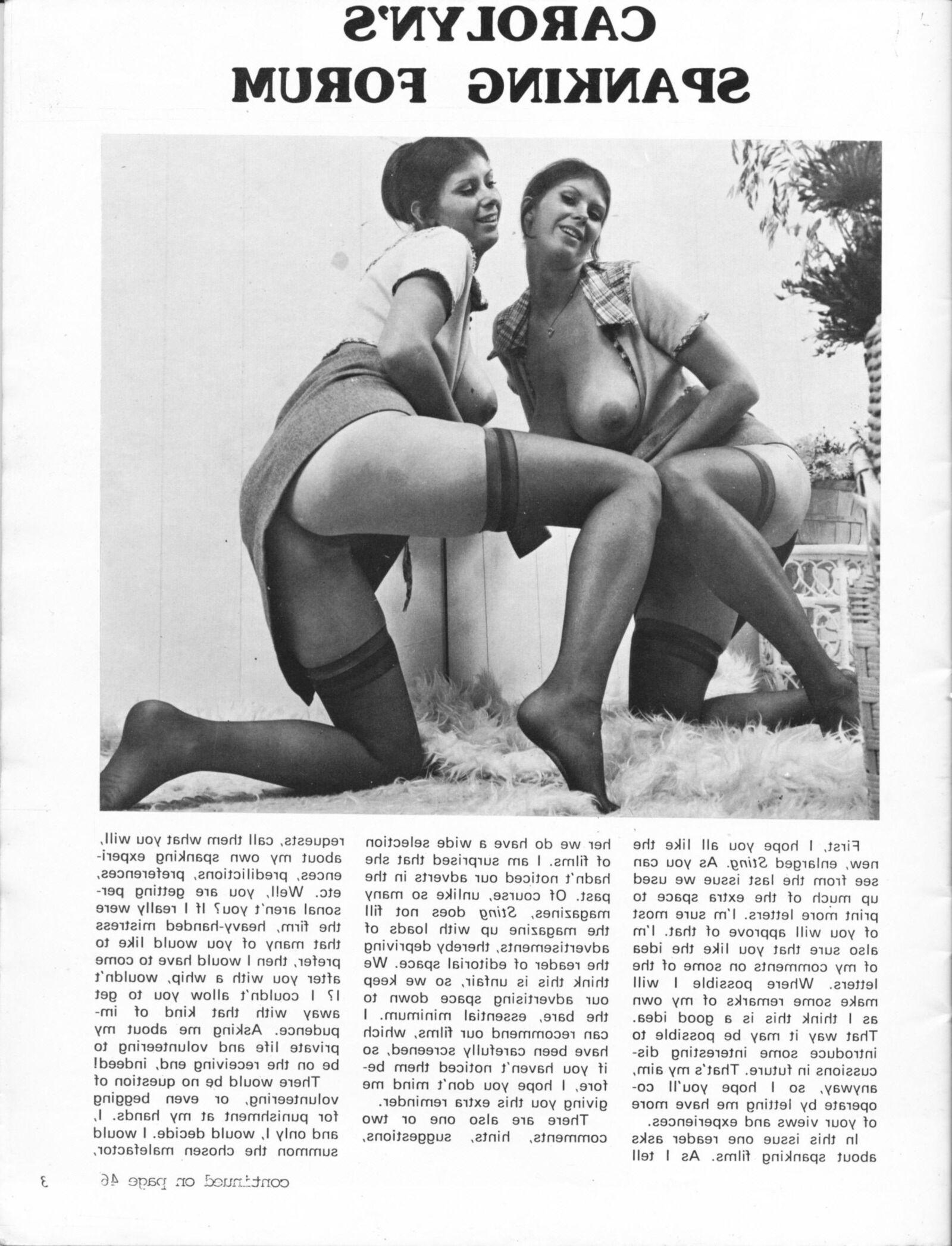 Retro Spanking Sting magazine Vol no 