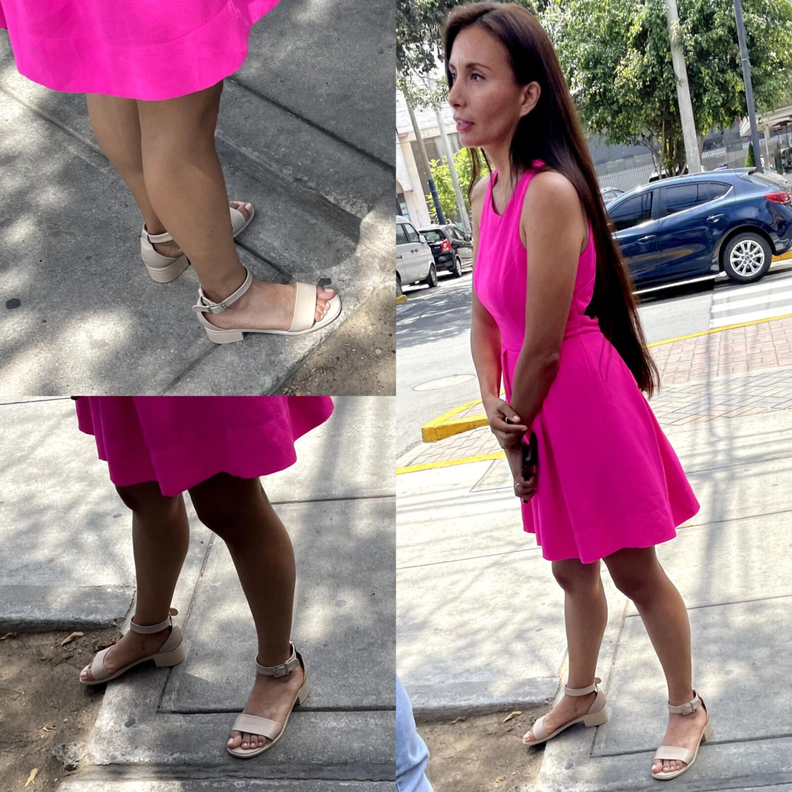 Latina Candid Feet