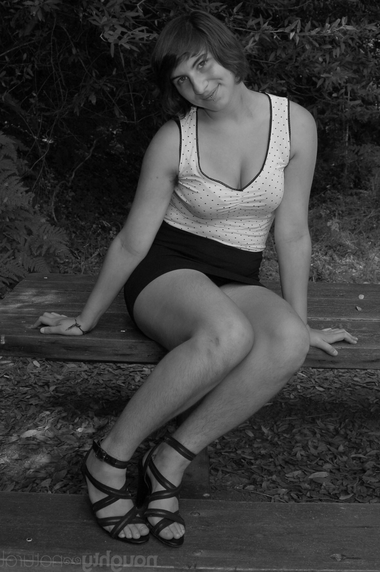 Hairy in black and white II