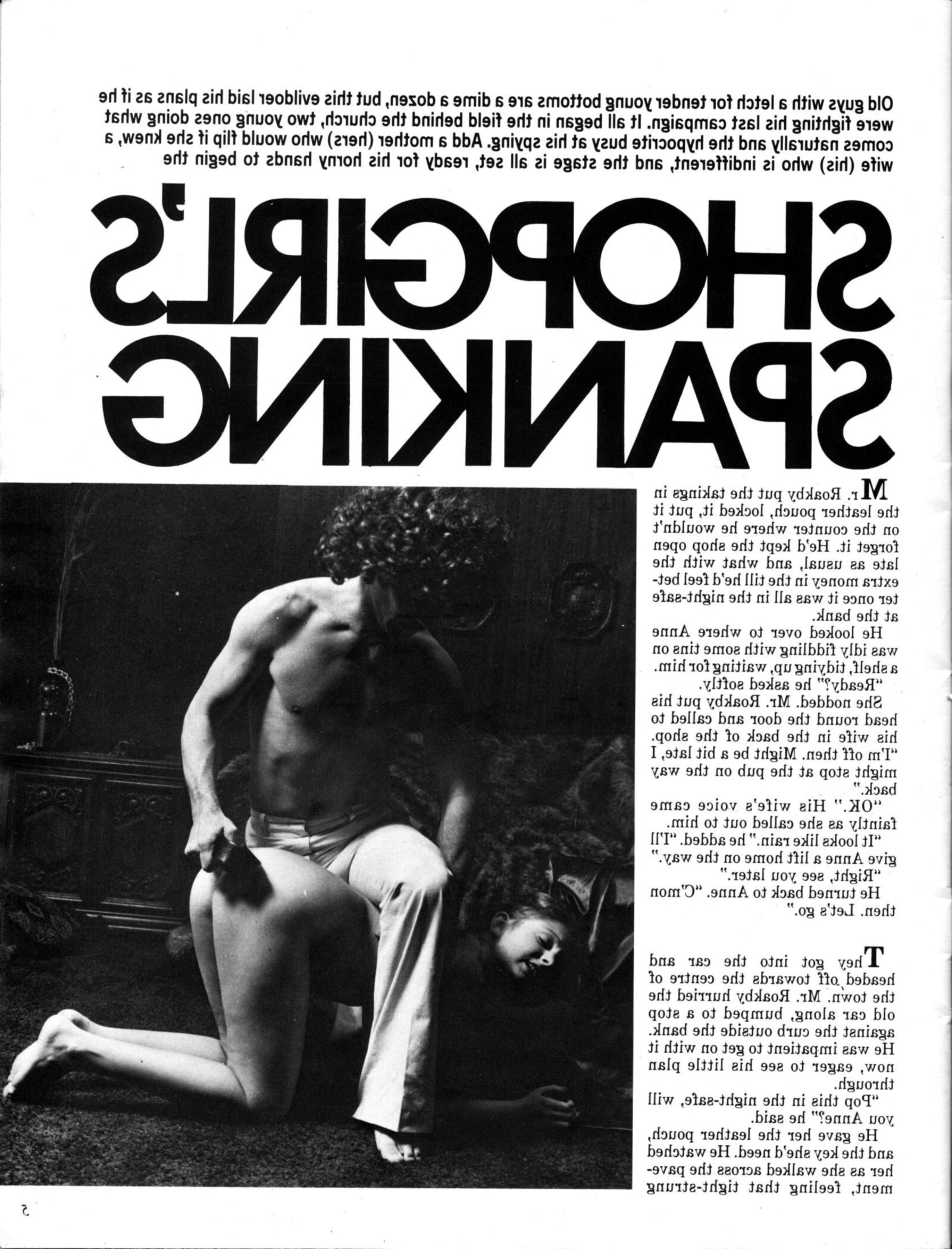 Retro Spanking Sting magazine Vol no 