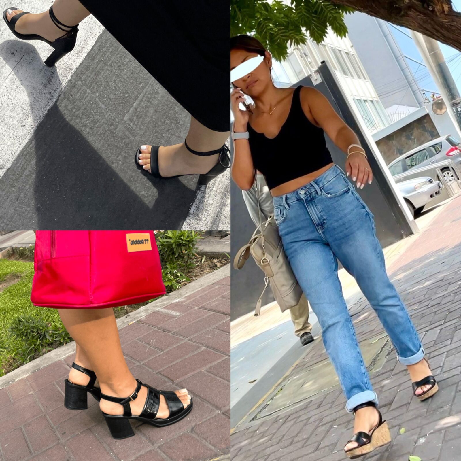 Latina Candid Feet
