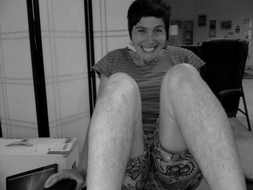 Hairy in black and white II