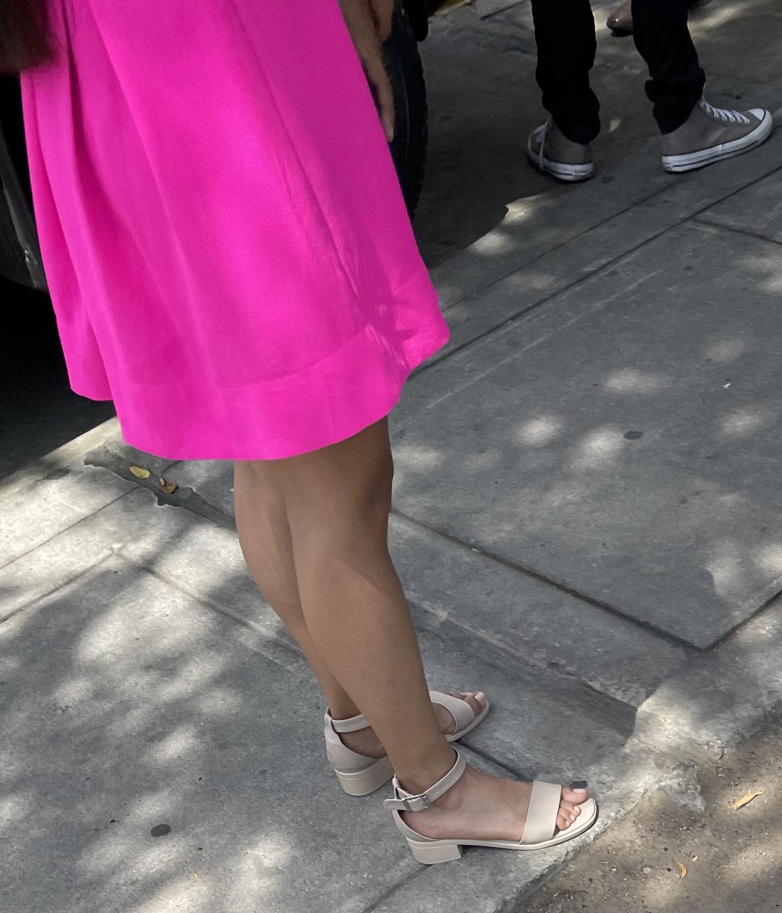Latina Candid Feet