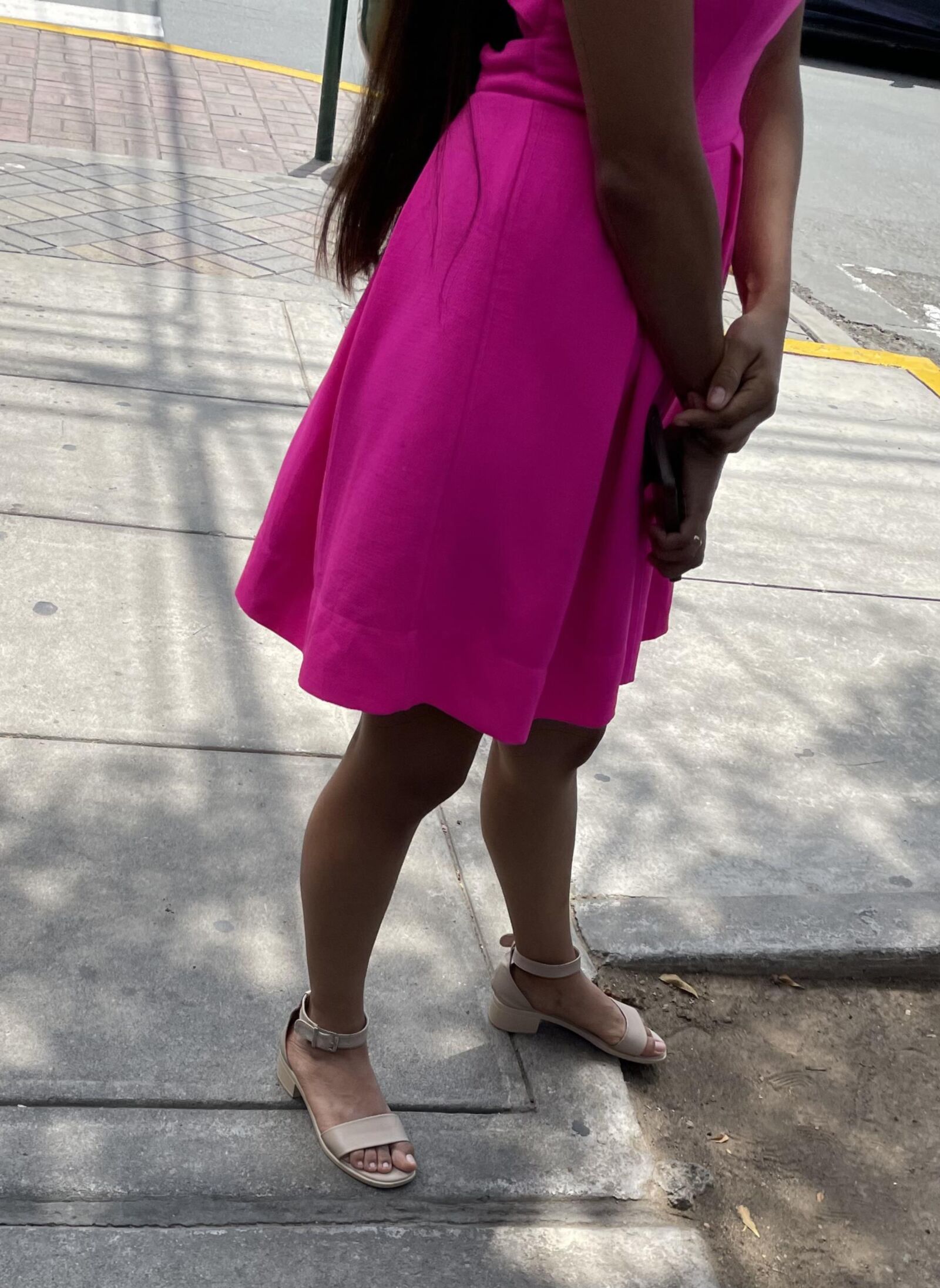 Latina Candid Feet
