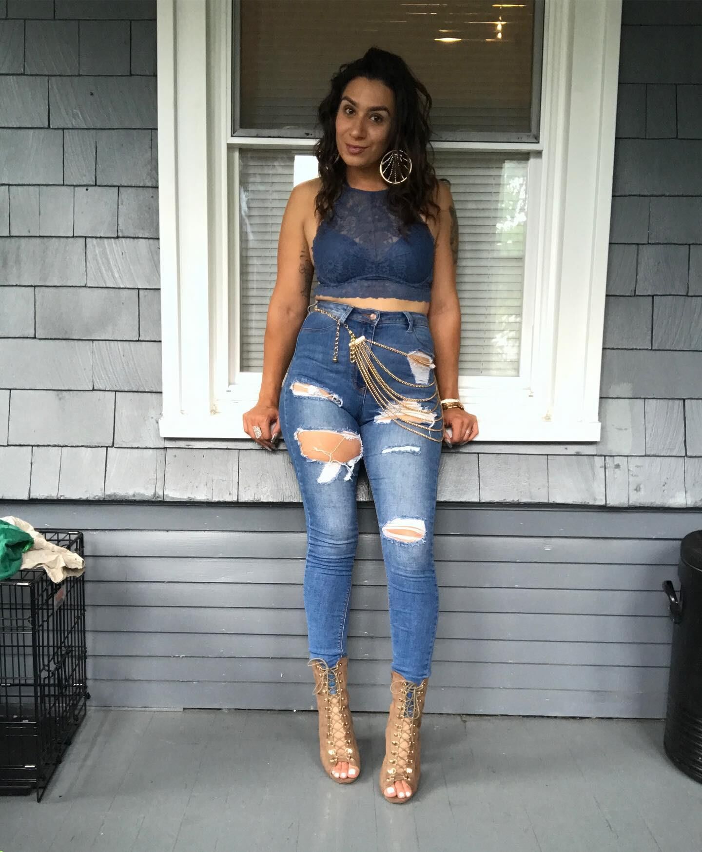 Sexy Füße engen Körper Puertoricaner
