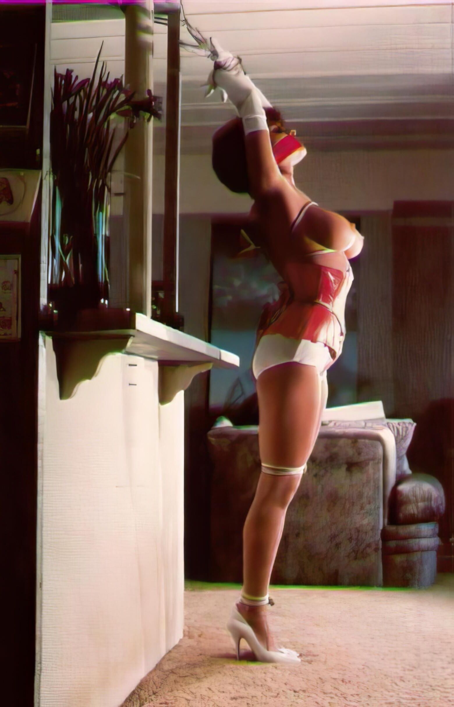 Vintage BDSM -Modell Ashly Reen Big Natural Boobs
