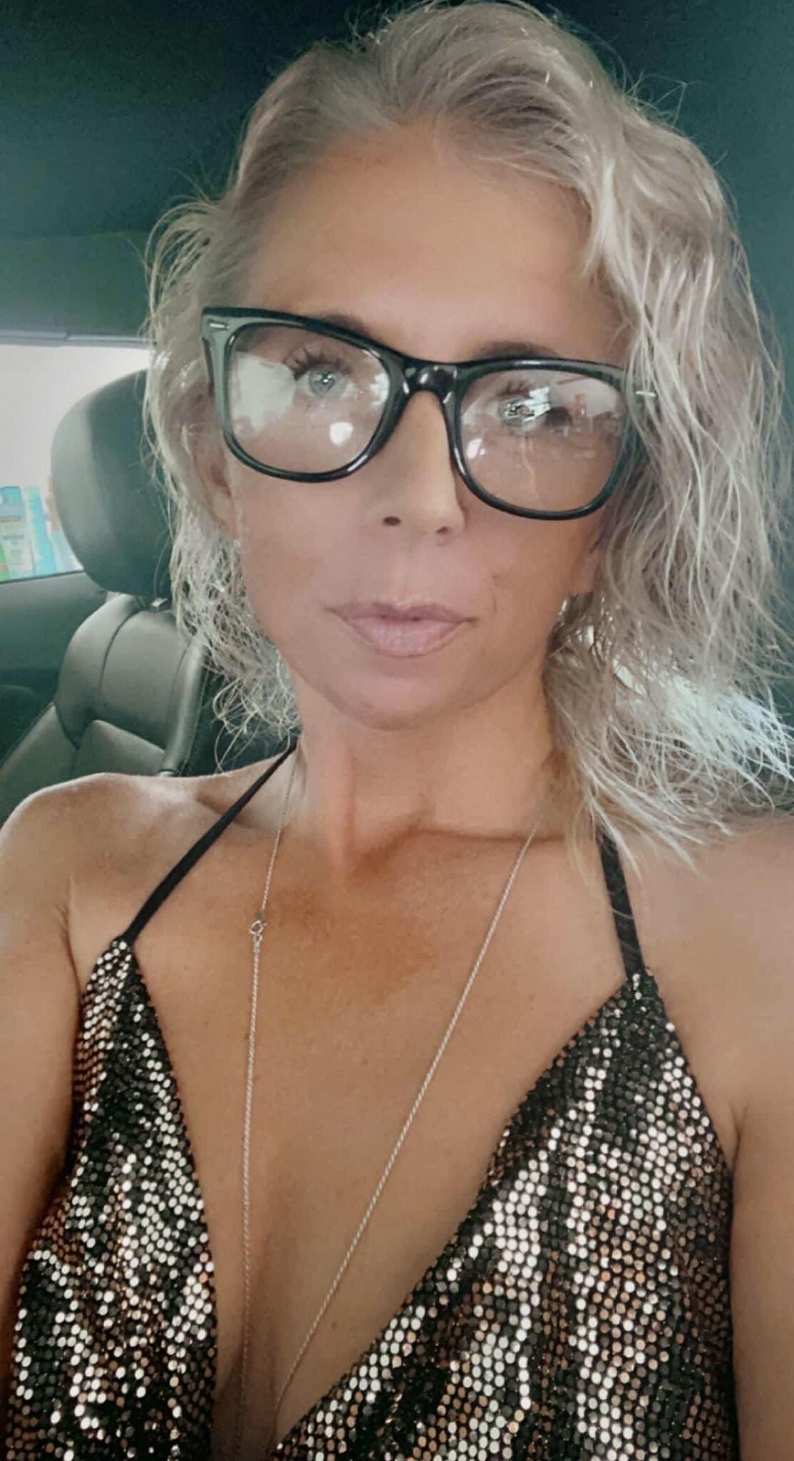 Melissa Blonde geiler Biker Milf mit großen Hintern gemischte heiße Schüsse