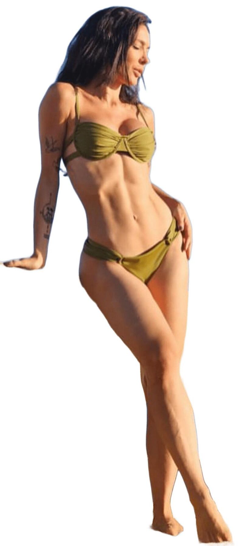 Latina süße große Butt -Aufkleber
