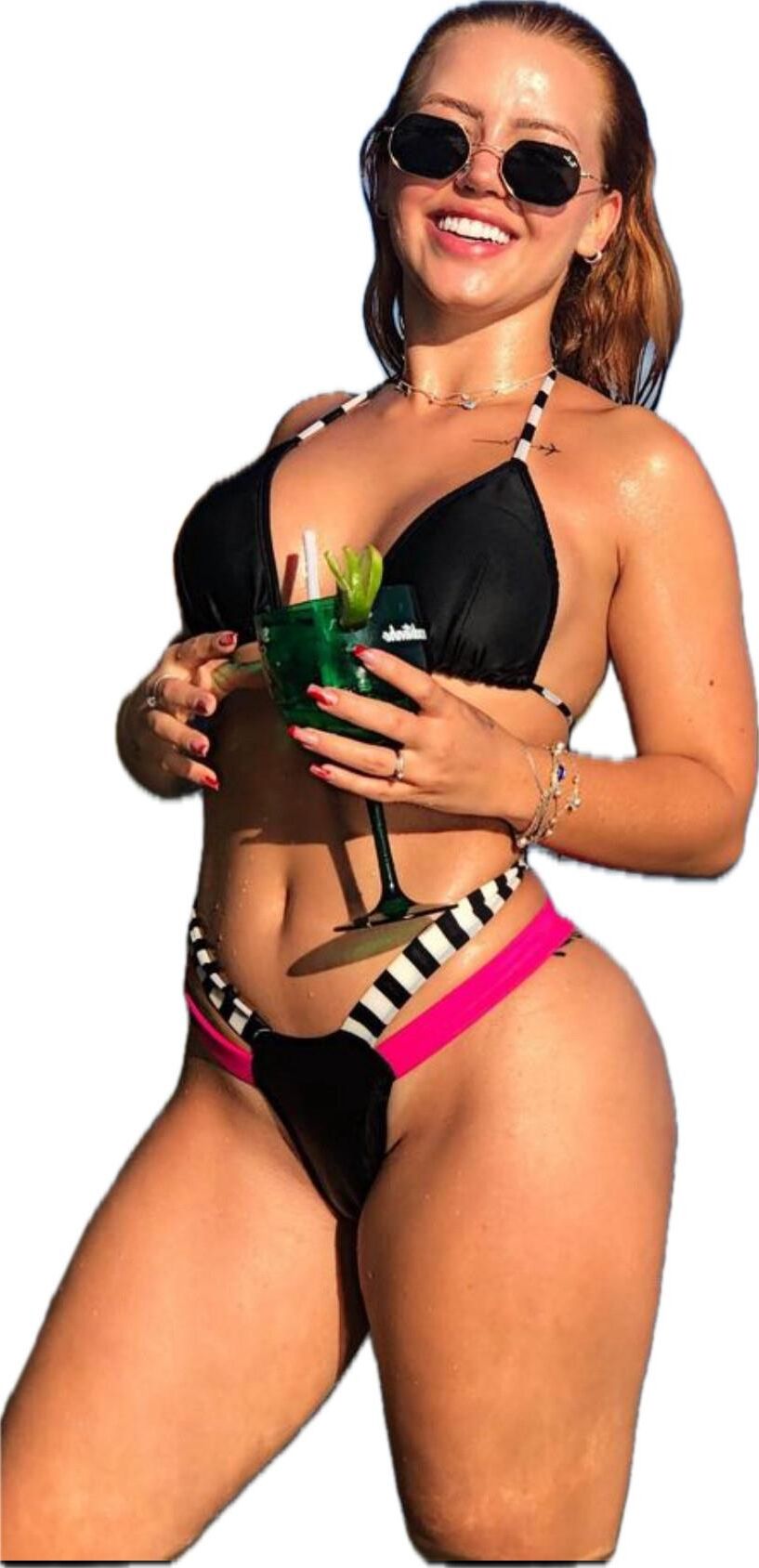 Latina süße große Butt -Aufkleber