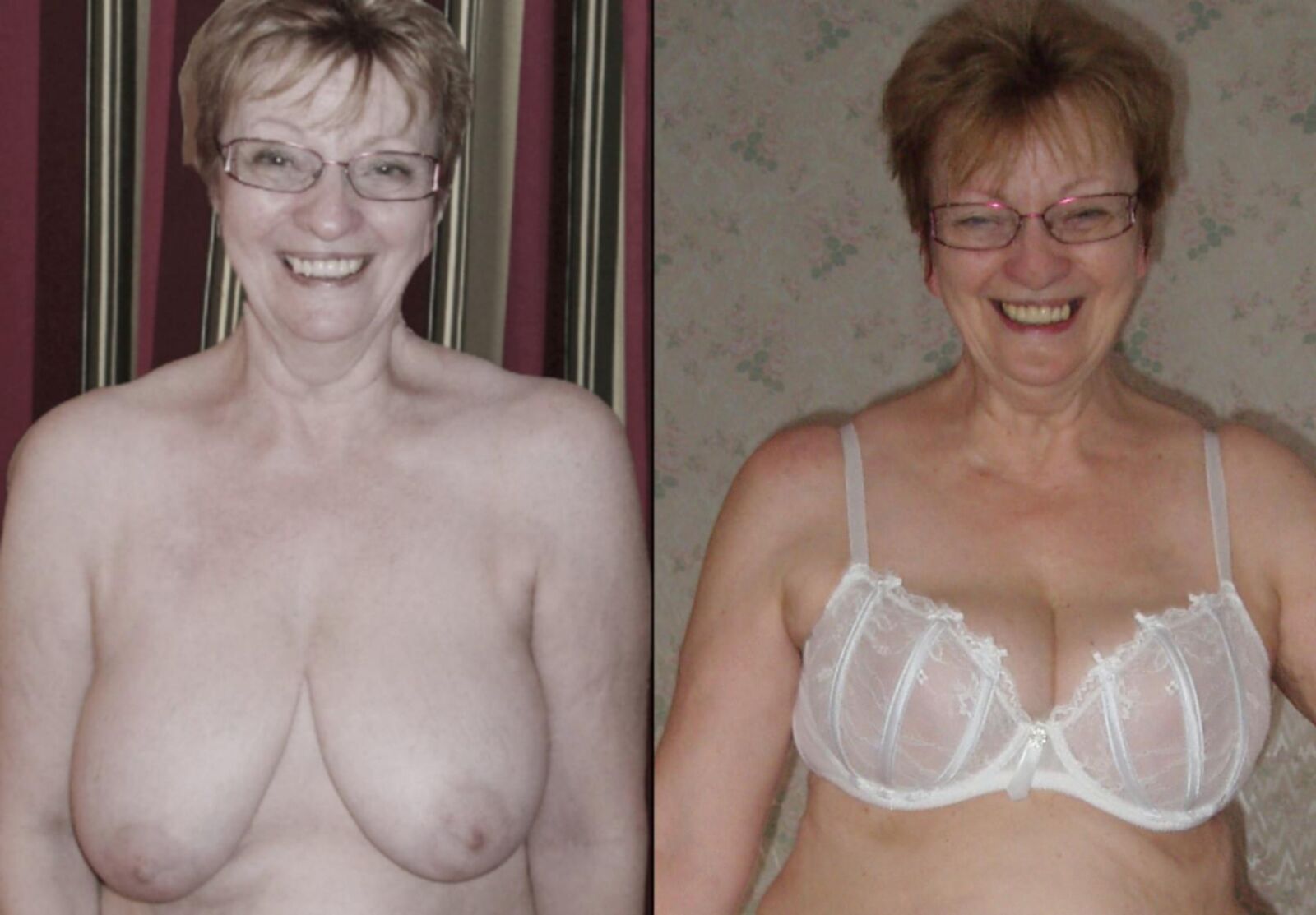 My Wife with and without a Bra 