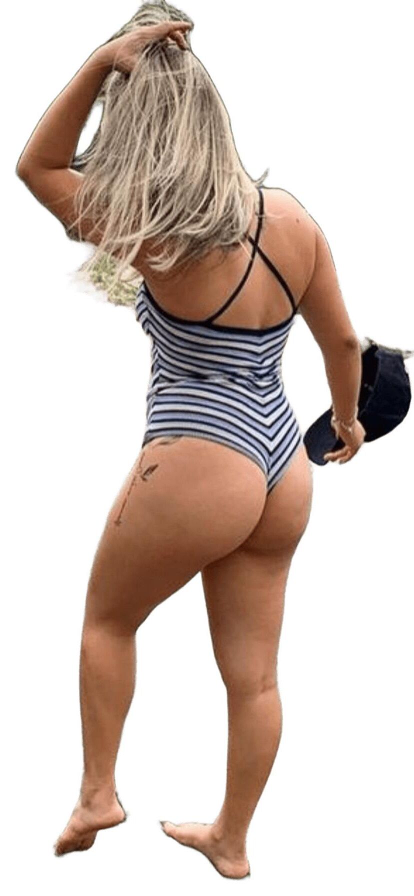 Latina süße große Butt -Aufkleber