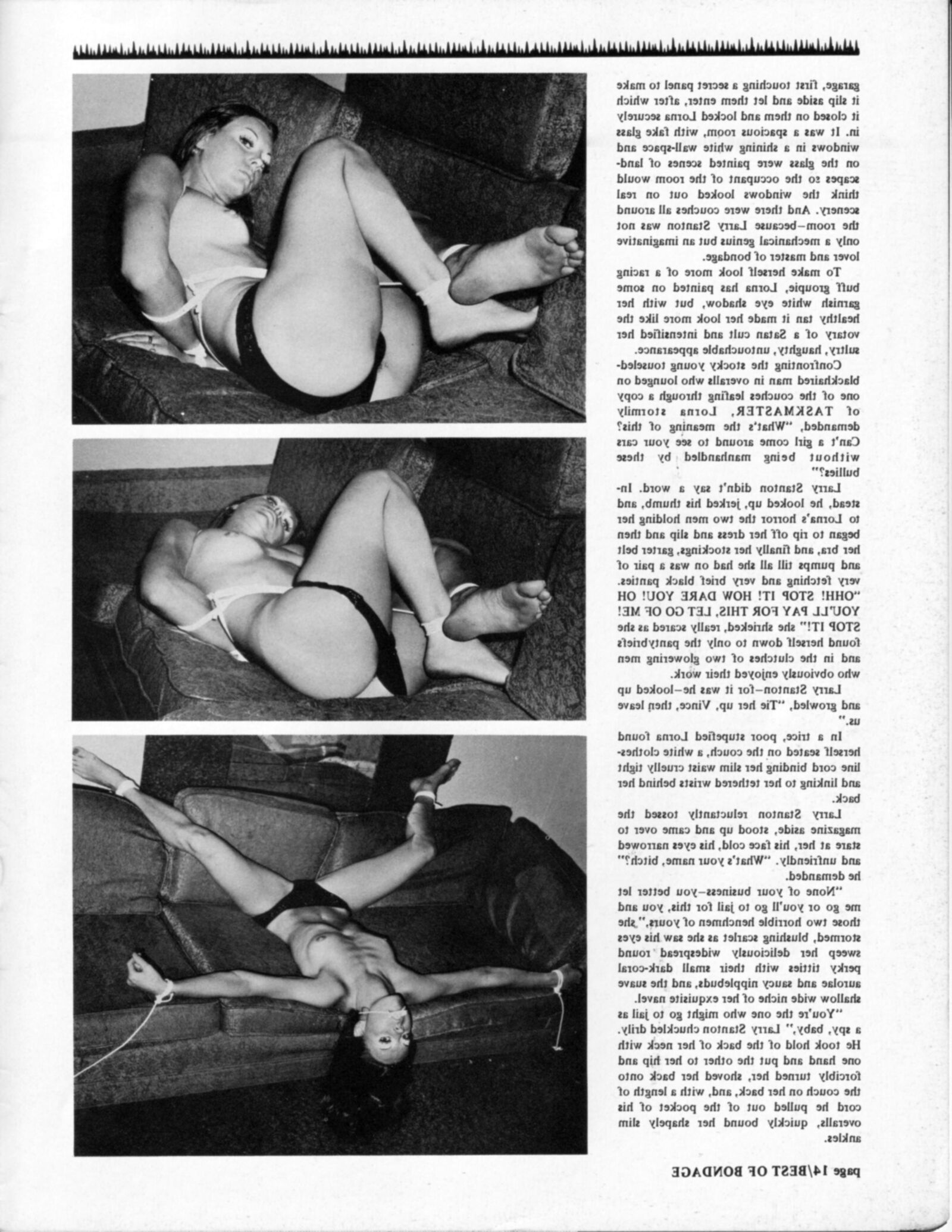 Vintage Bondage Magazine Best of Bondage, частично