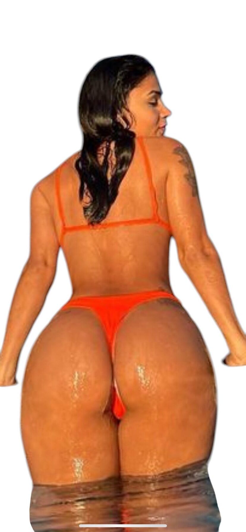 Latina mignonnes Big Butt Stickers