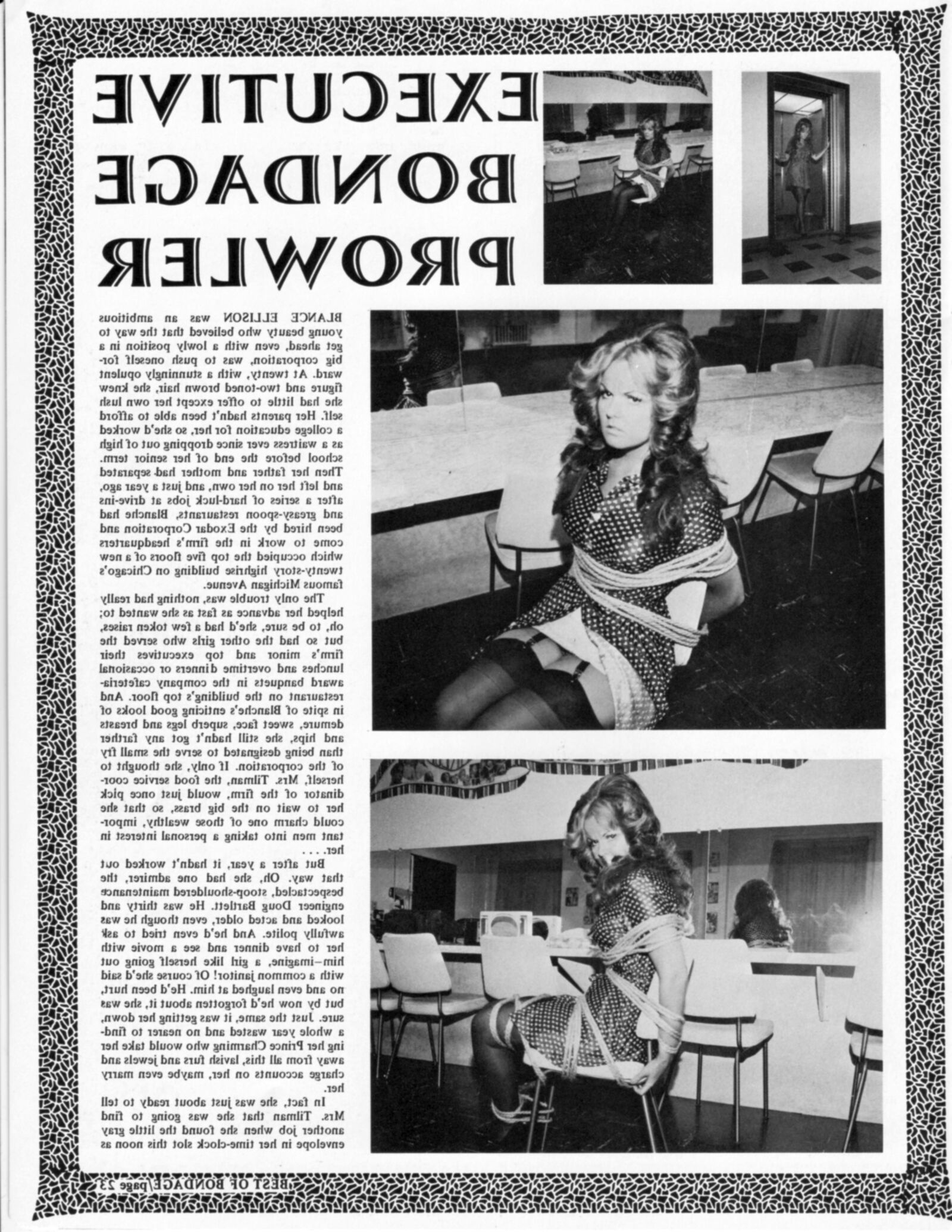 Vintage Bondage Magazine Best of Bondage, частично