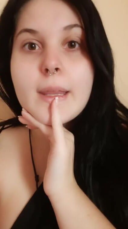 Piggy Fett Slut Latina mit Titten und Muschi entlarvt Anteil