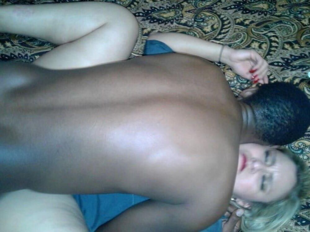 White Slut Getting Crushed By a Big Black Man