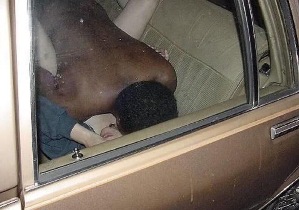 White Slut Getting Crushed By a Big Black Man