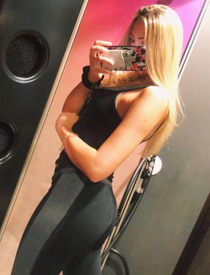 Heiße Blondine