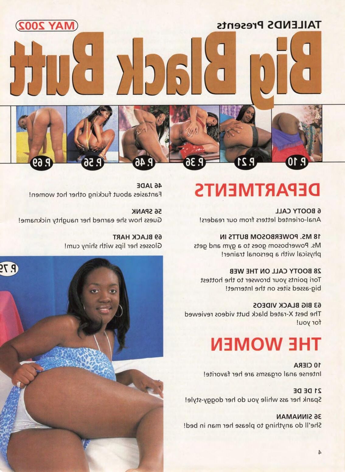 Big Black Butt Magazine Mai