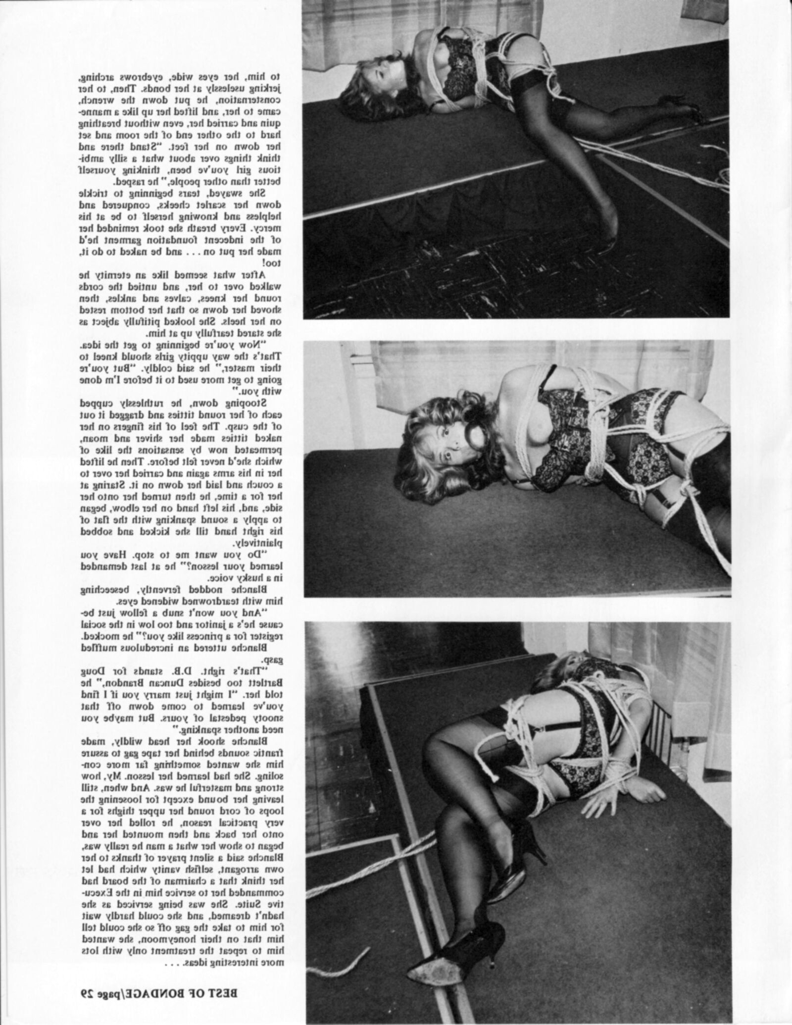 Vintage Bondage Magazine Best of Bondage, частично