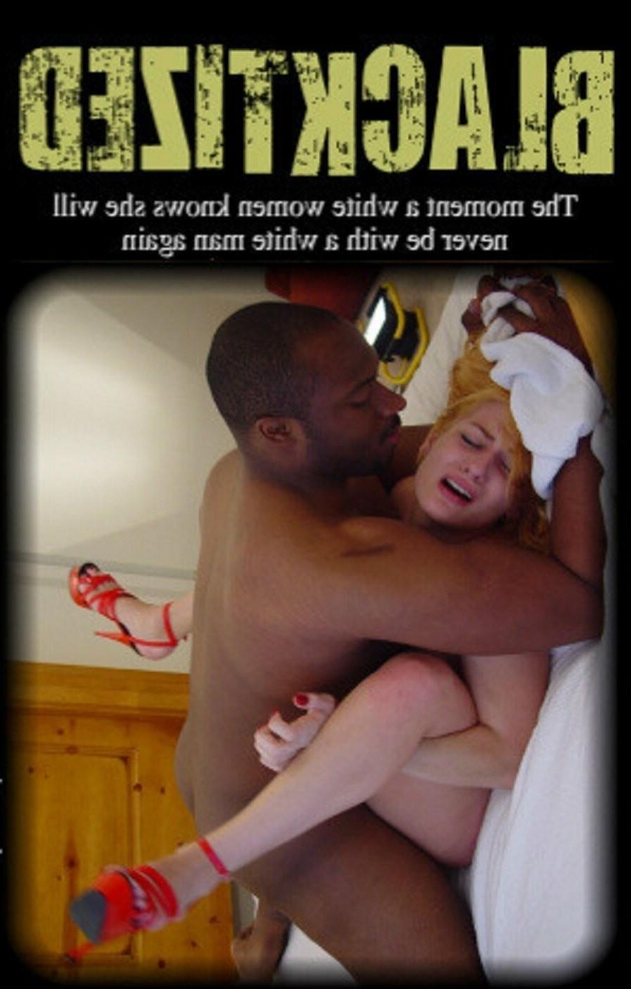White Slut Getting Crushed By a Big Black Man