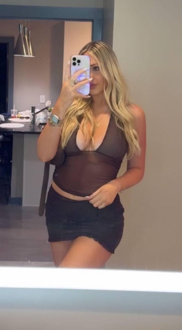 Heiße Blondine