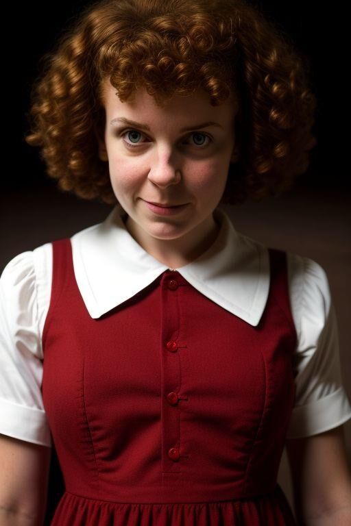 Little Orphan Annie... all grown up