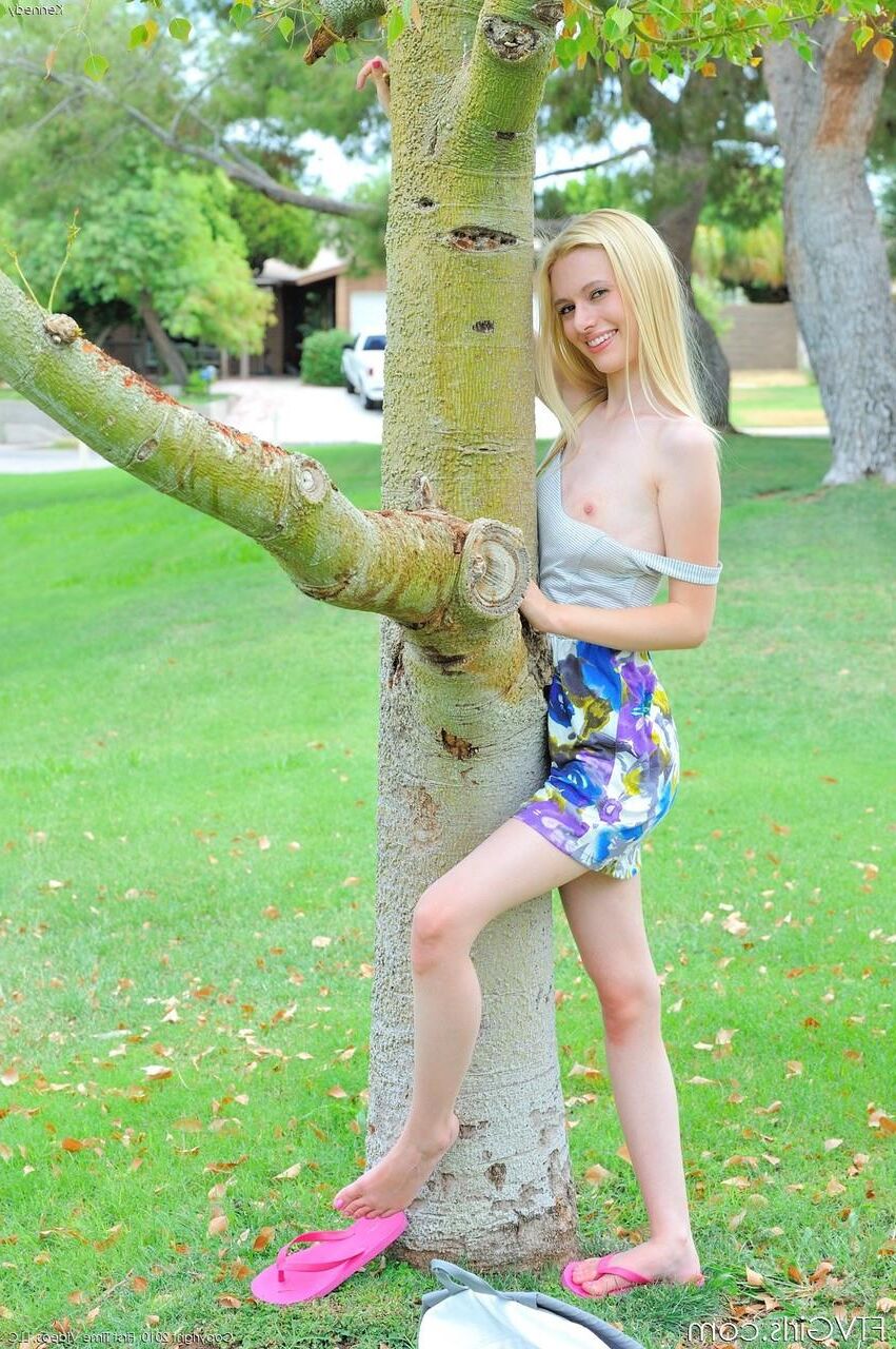 Very skinny blonde cutie
