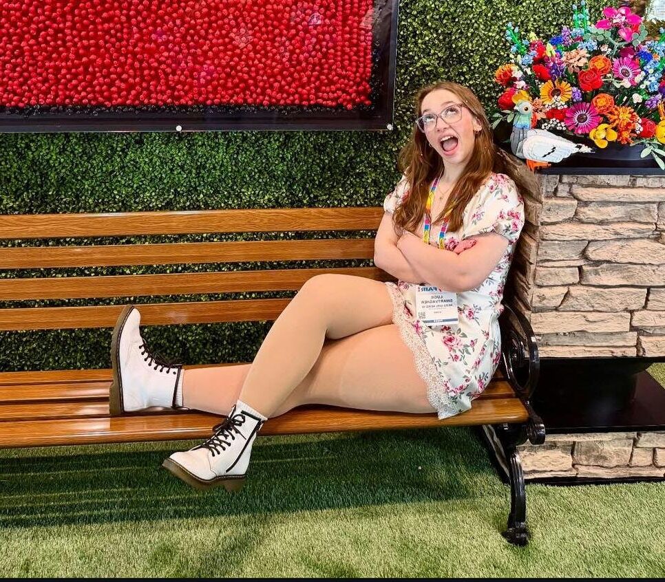 Nerd girl Posing 