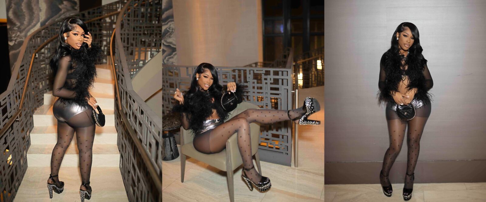 Pantyhose Beauties d'ébène