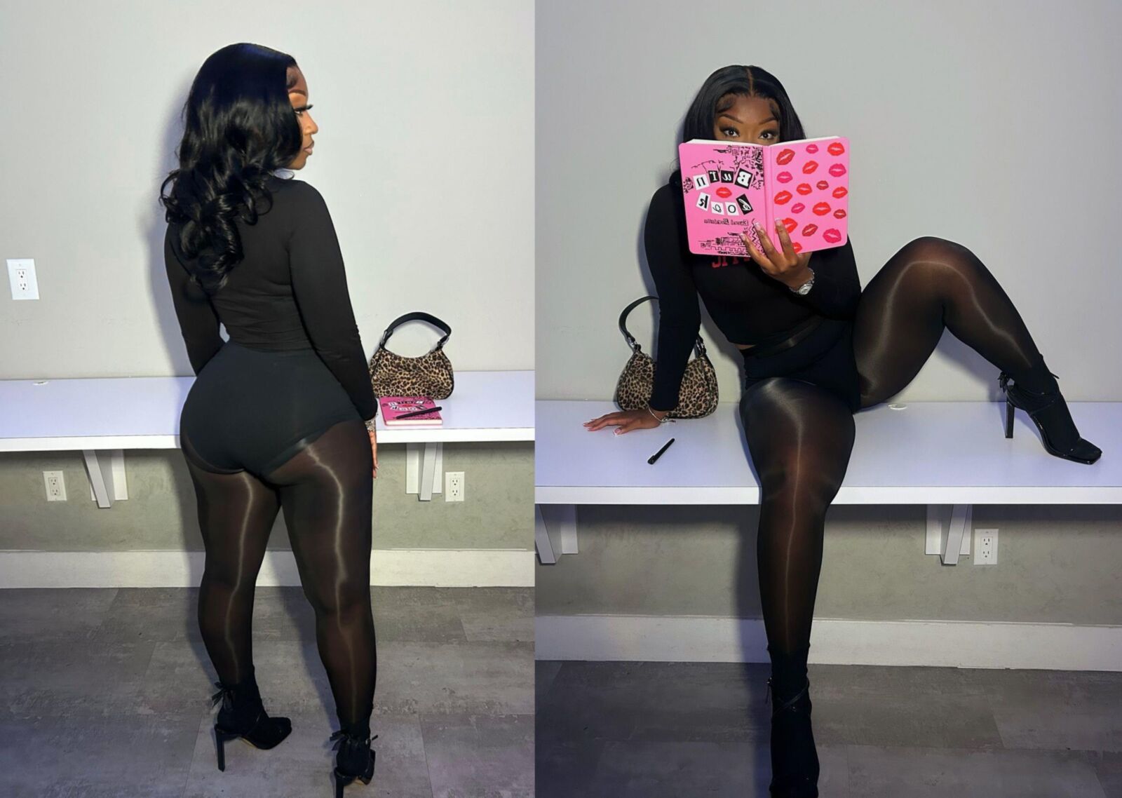 Pantyhose Beauties d'ébène
