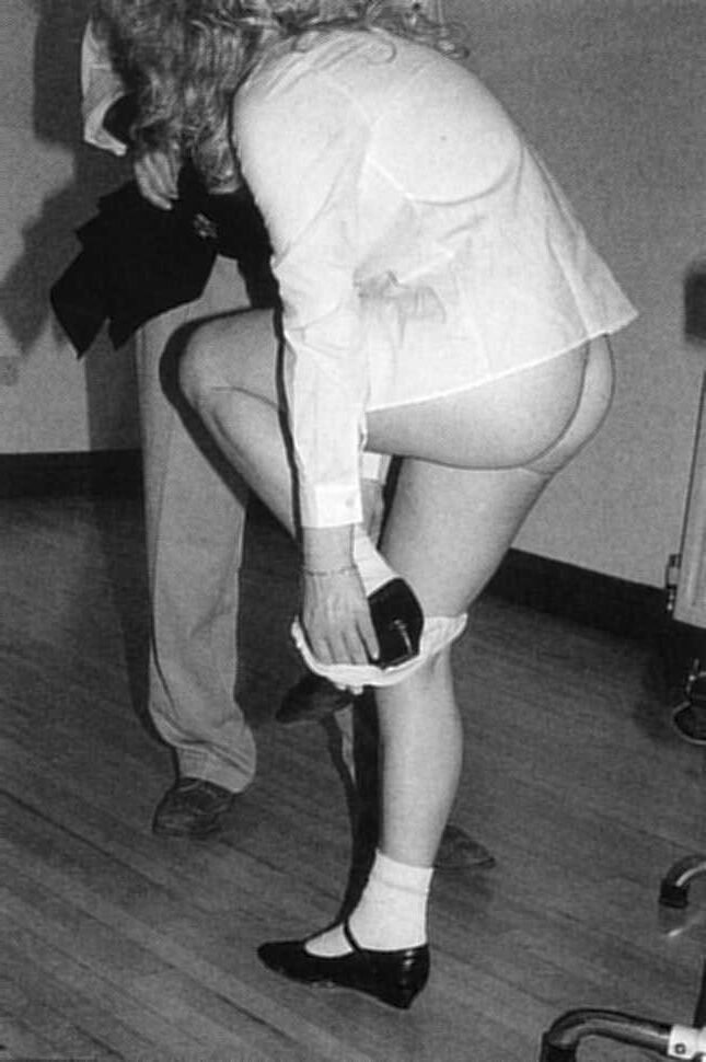 Retro Spanking Jane from Blushes No Poor Jane on a Bike