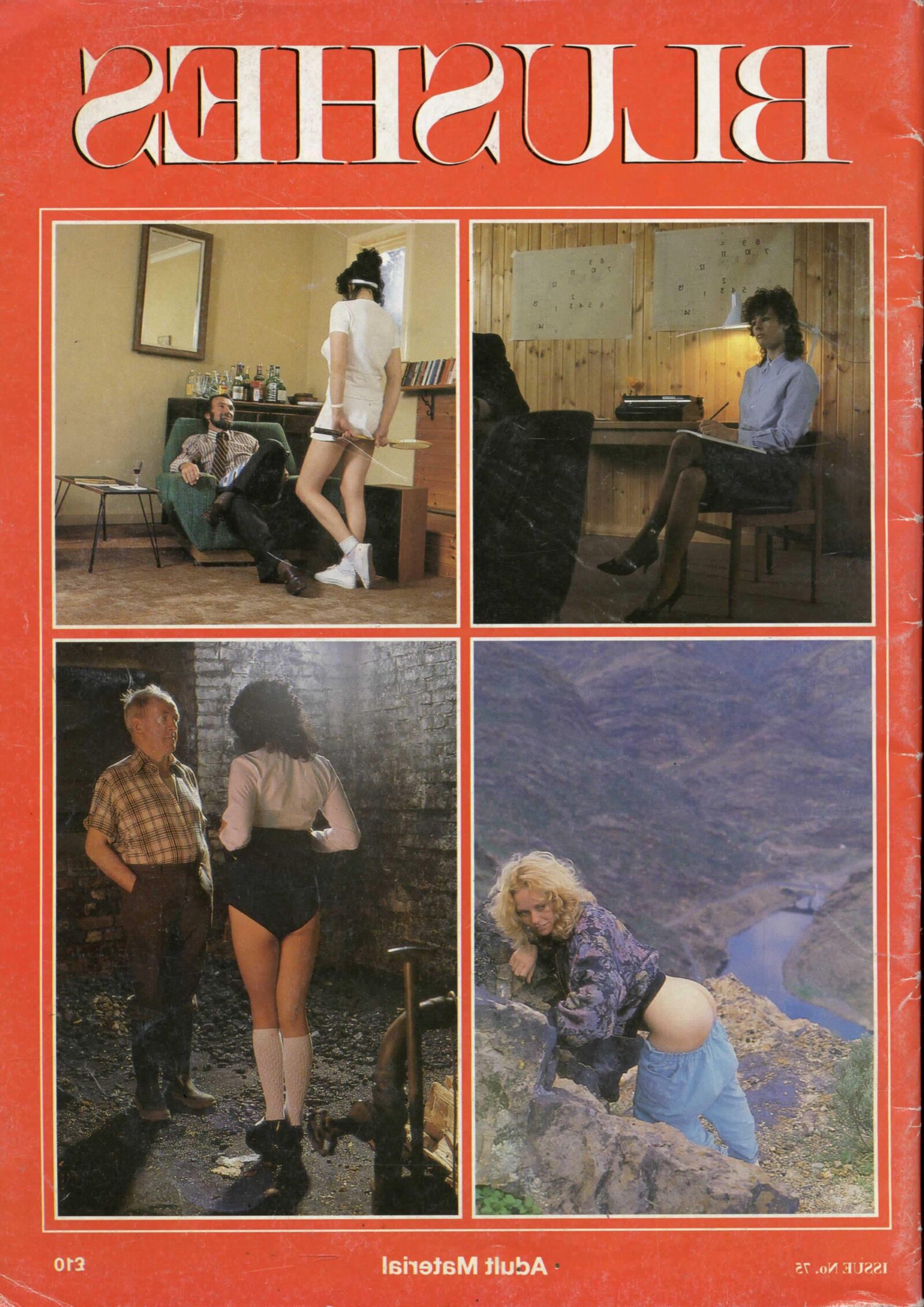 Retro Spanking Jane from Blushes No Jane Letters