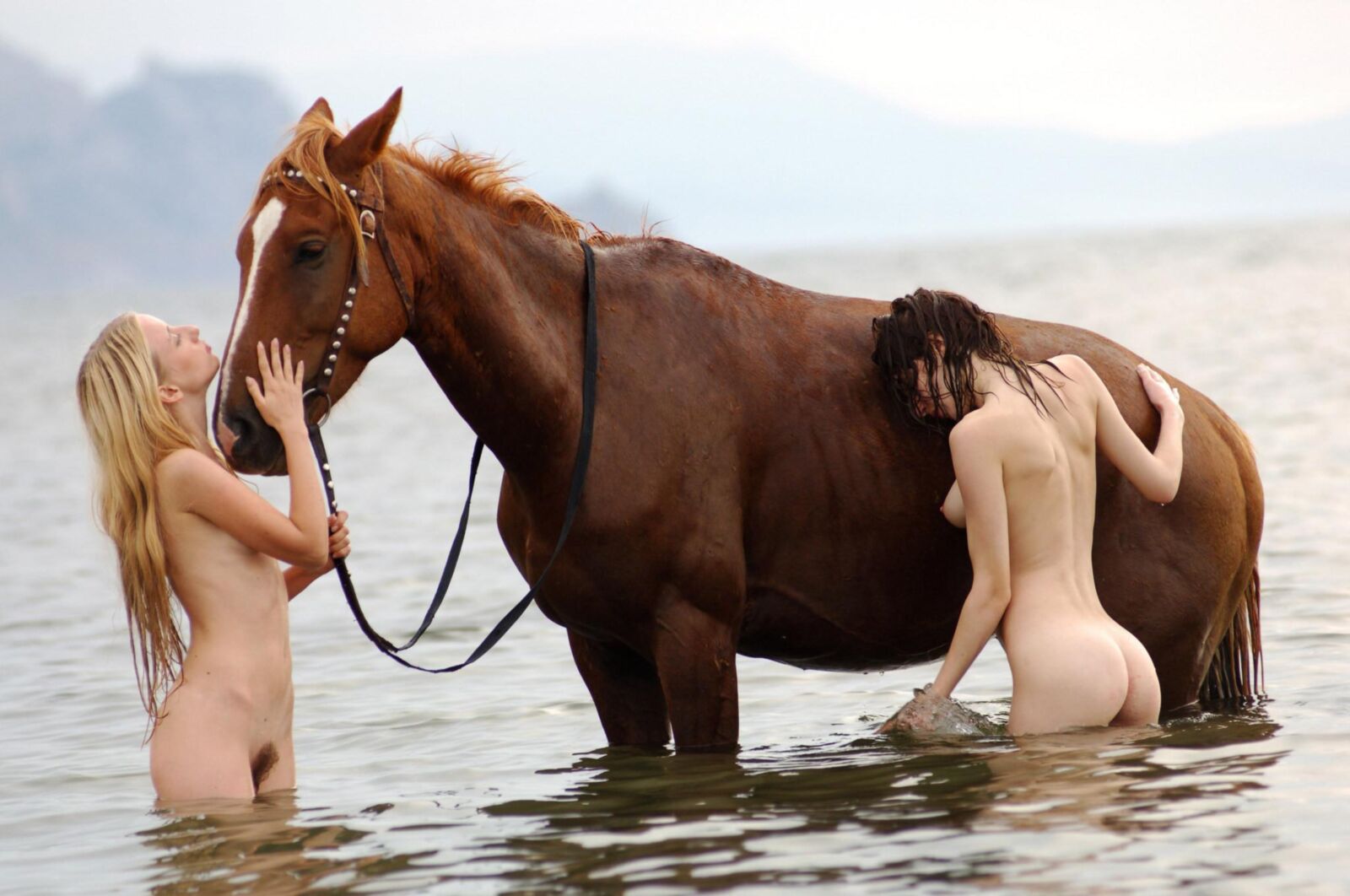 Dariya Lera et cheval