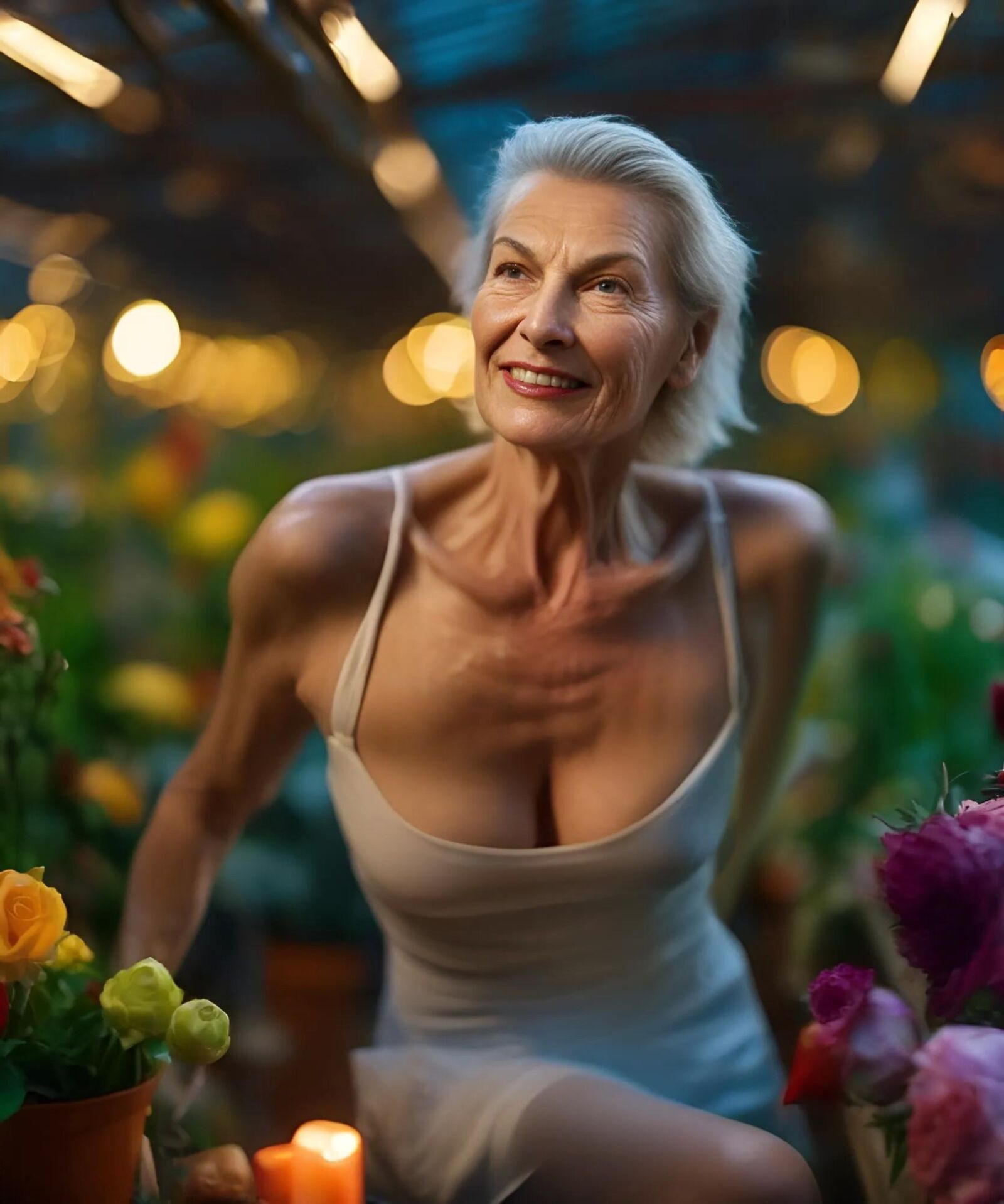 Fleuristes de grand-mère