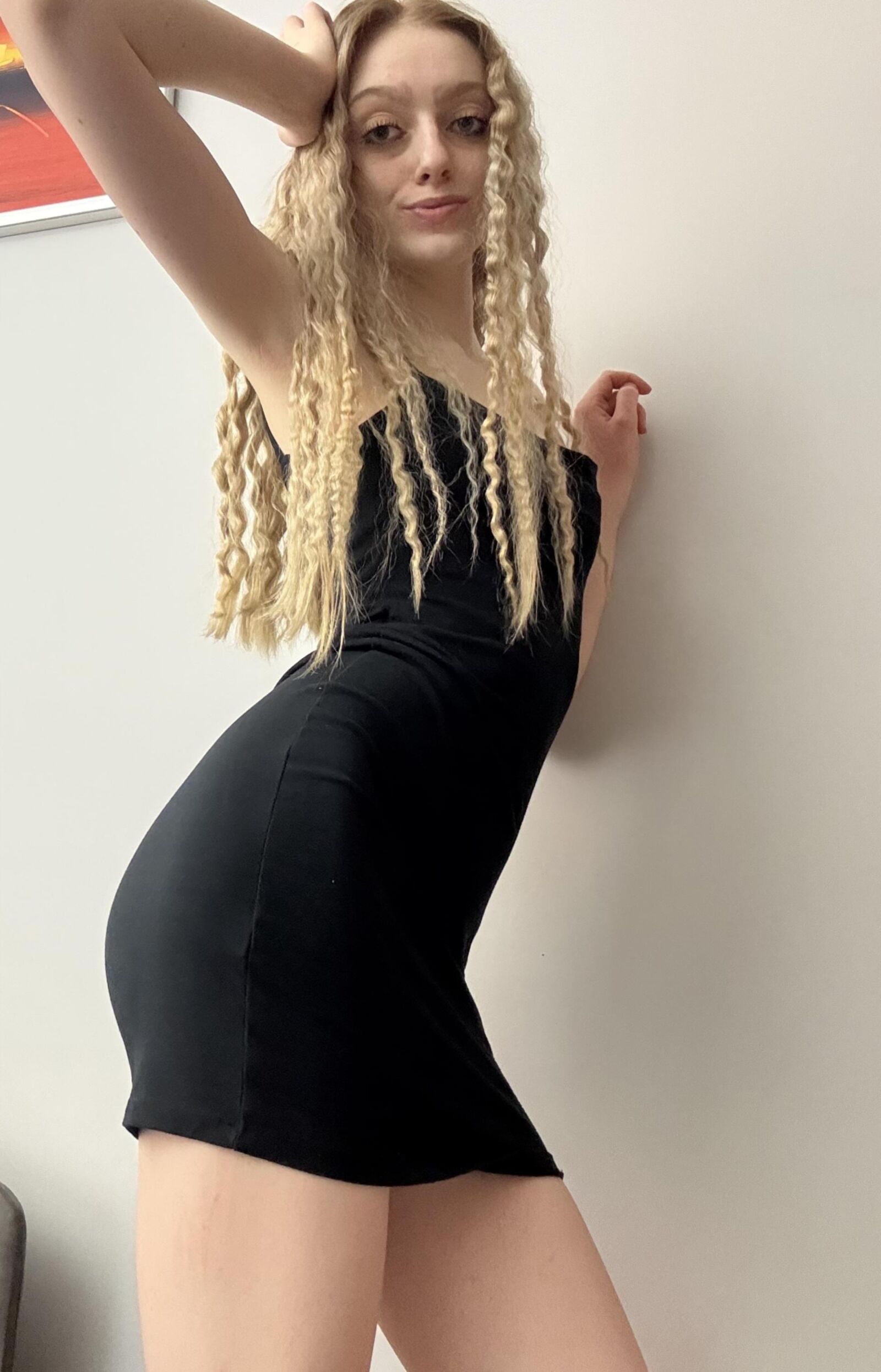 Exposed skinny blonde teen slut with tiny tits