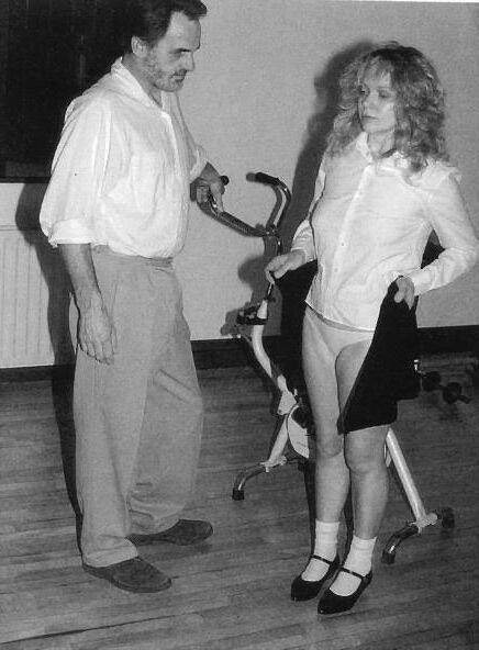 Retro Spanking Jane from Blushes No Poor Jane on a Bike