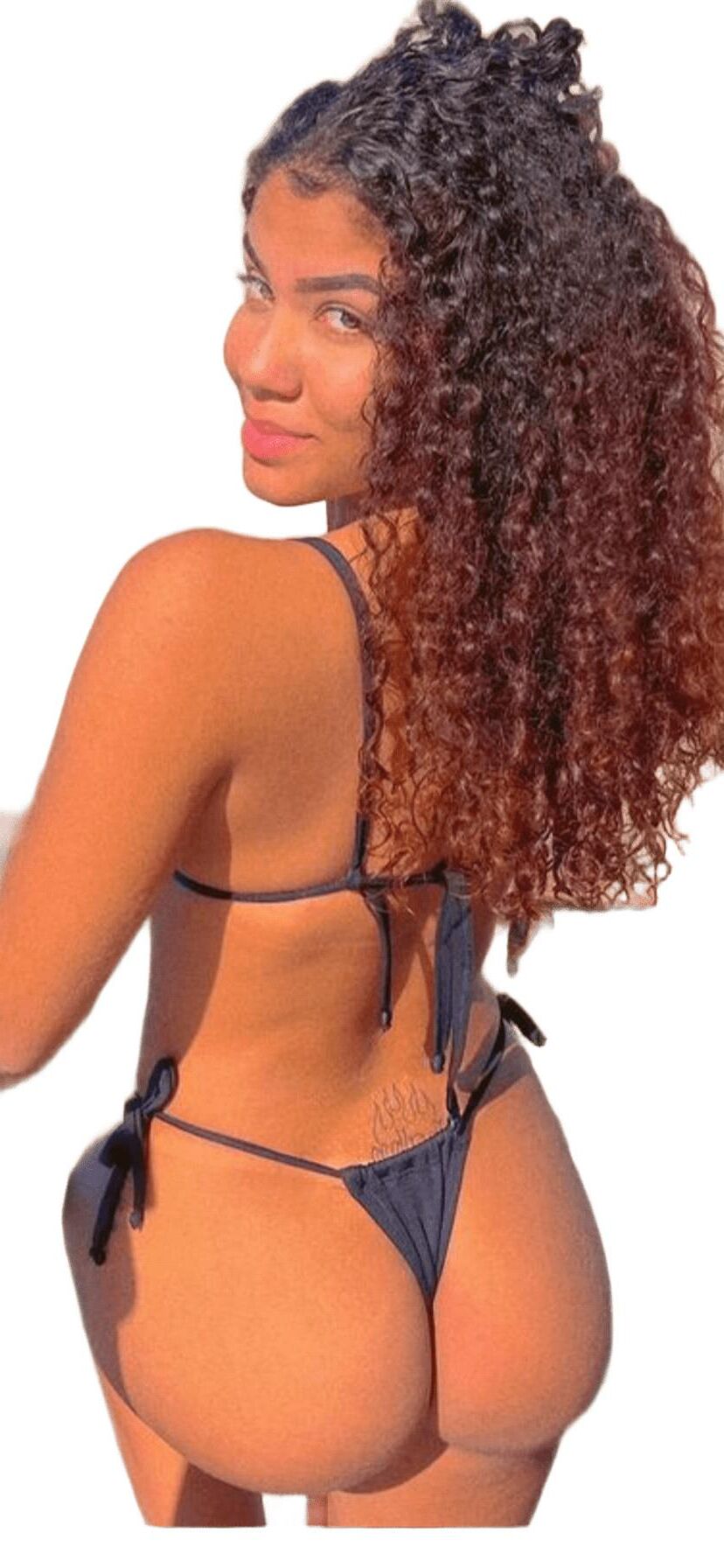 Latina Cute Big Butt Stickers 
