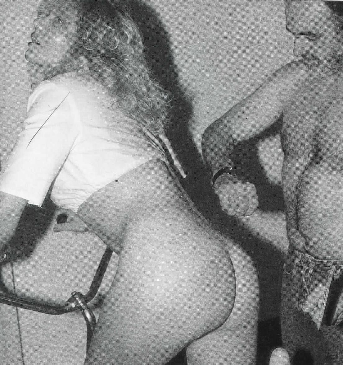 Retro Spanking Jane from Blushes No More fun on a Bike